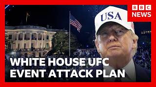 Group planned to attack White House UFC event using drones, FBI says | BBC News