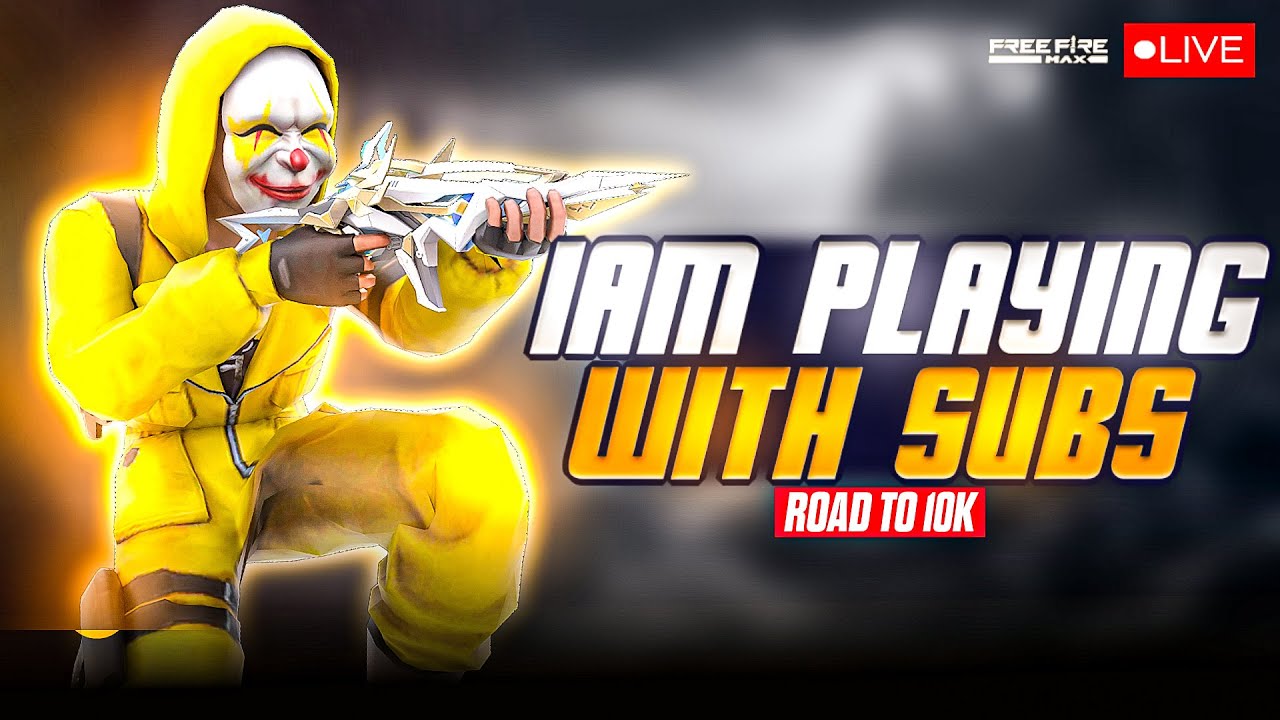FREE FIRE TELUGU LIVE || PLAYING WITH SUBS 🎯ROAD TO 10K SUBS 🎯#NFG