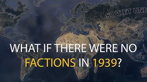 HOI4 Timelapse - What if there were no factions in 1939?