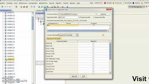 How to Export 3G and  4G Parameters from ZTE Netnumen