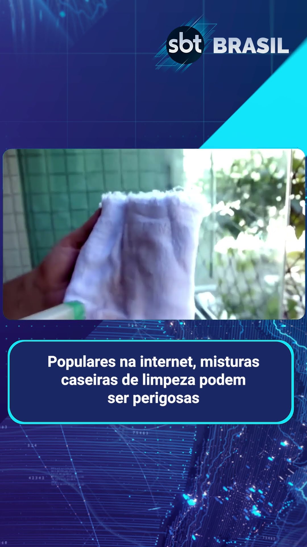 Misturas caseiras de limpeza exibidas na internet podem ser perigosas | SBT Brasil (08/02/25)