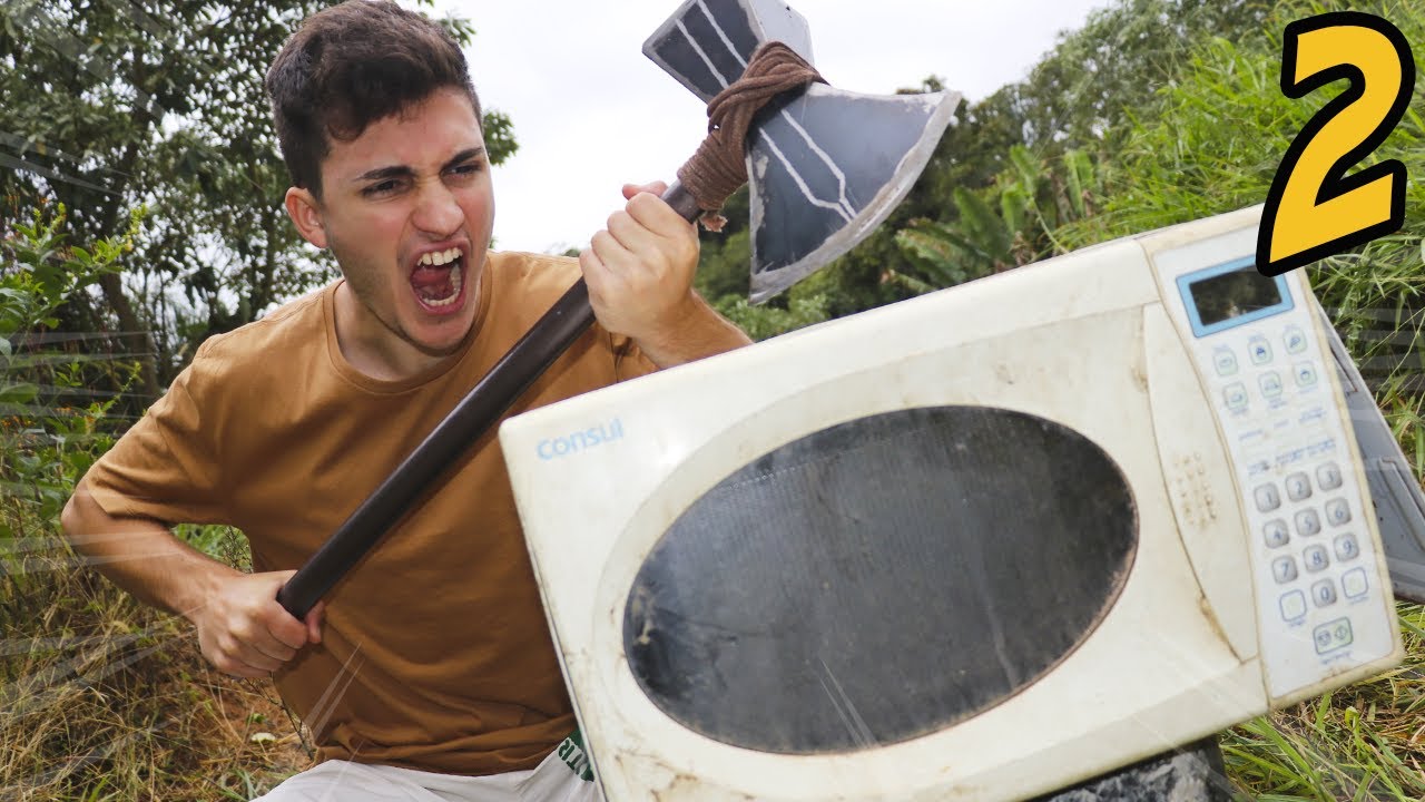how to make fried rice DESTROYING OBJECTS WITH THOR STORMBREAKER