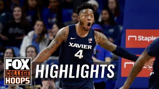 Xavier Gets Five Players In Double Figures Handles Depaul 67-59 Fox College Hoops Highlights