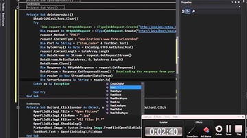 Delete Record using vb net and php