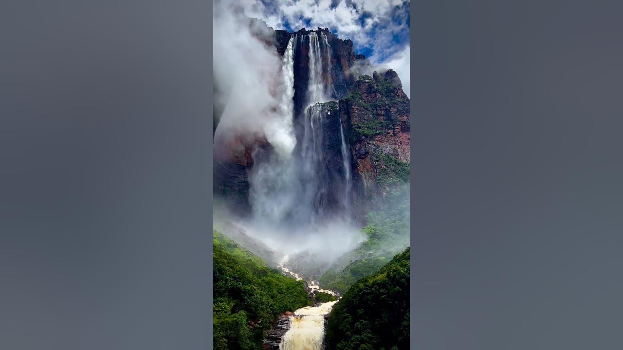 Фотошторы водопад Анхель