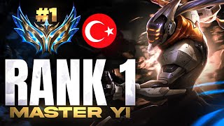 SADECE MASTER YI OYNAYARAK TR CHALLENGER BİRİNCİSİ OLAN OYUNCU