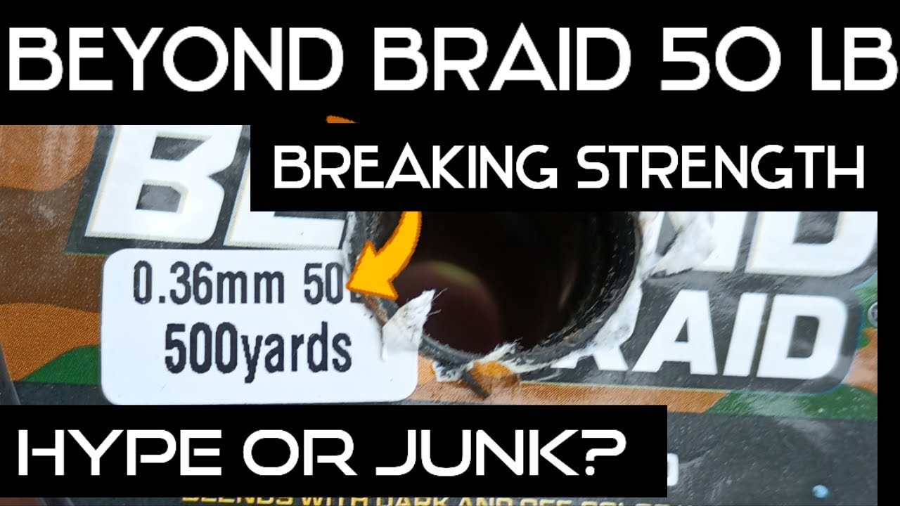 BEYOND BRAID 50 BREAKING STRENGTH - COMPLETELY INSANE! 
