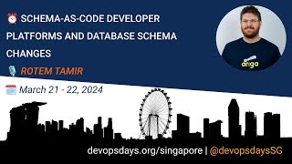 Schema-as-Code: Developer platforms and database schema changes by Rotem Tamir