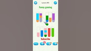 water sort jigsaw puzzle game level 465 #numpuz #water #sort #jigsaw #game #funnygaming #shorts