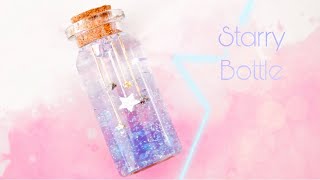 Miniature Starry Bottle with Water Beads