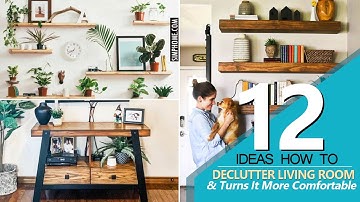 12 Ideas to Declutter your Living Room and Make it More Organized