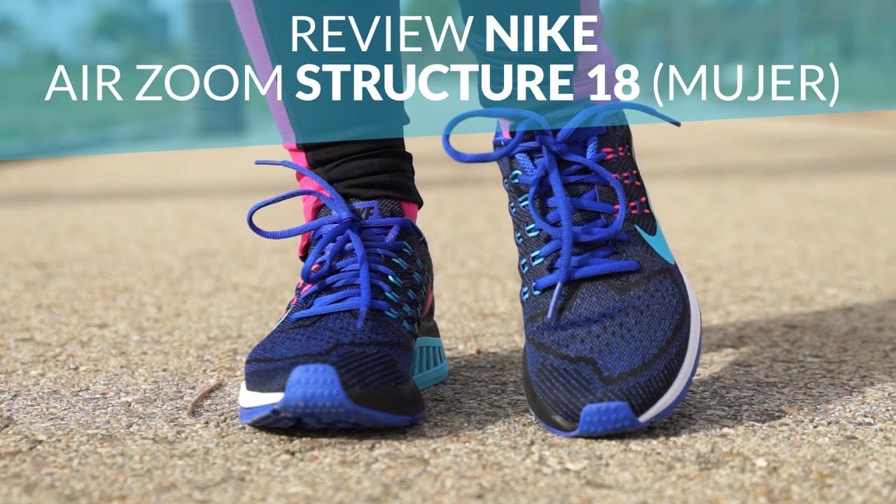 muestra repentino paralelo Nike Air Zoom Structure 18 (Mujer) - YouTube