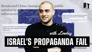 Lowkey Debunks Israel’s Lies That Russia & China Are Boosting Fake ‘Pro-Palestinian Influencers’