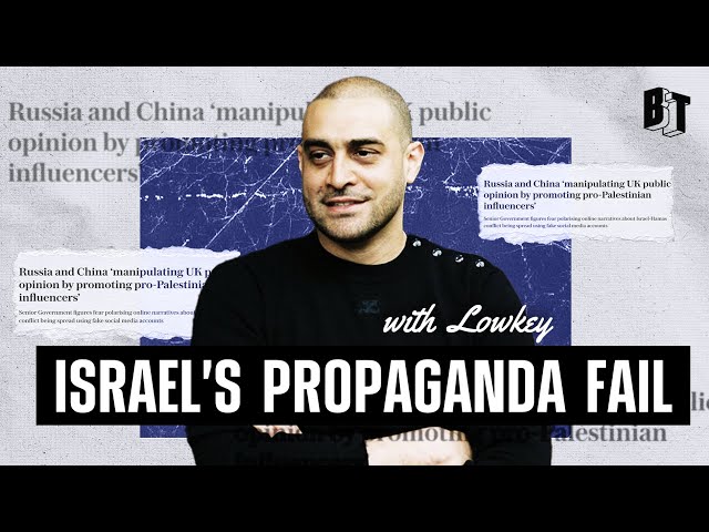 Lowkey Debunks Israel’s Lies That Russia u0026 China Are Boosting Fake ‘Pro-Palestinian Influencers’ class=