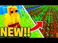 *UPDATE* NEW STRAW GOLEM HELPERS MINECRAFT MODDED FANTASY FARMING MINIGAME - FARMVILLE IN MINECRAFT