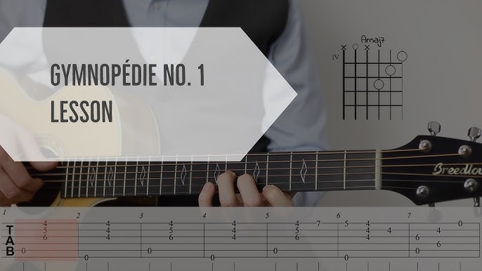 Tablature Gnossienne n°2 de Erik Satie (Guitar Pro) - Guitare seule