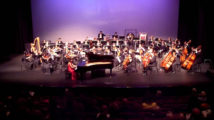 Pianist Natasha Lin with conductor Tianyi Liu,Rach...