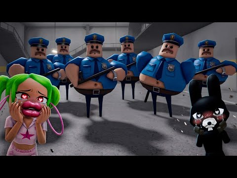 Tsunami Police Prison Escape! (Obby) | Roblox - Barry's Prison Run