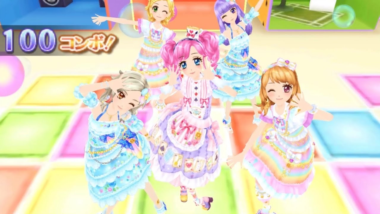 Aikatsu-fashion check!(天羽 まどか& 黒沢 凛& Luminas) - YouTube