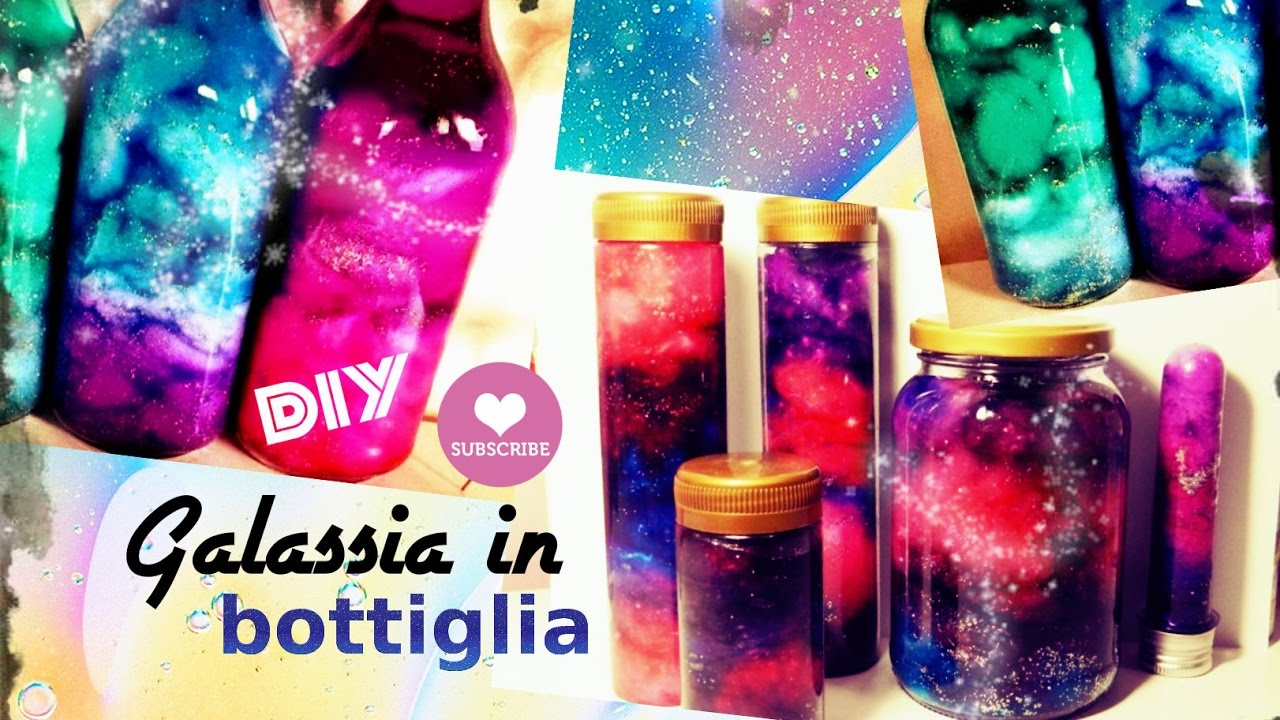 Diy galaxy in a bottle - YouTube
