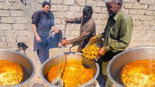 INSANE Pakistani Food VILLAGE WEDDING! - 4000 PEOPLE ULTRA RARE + BREAKFAST Street Food in Pakistan