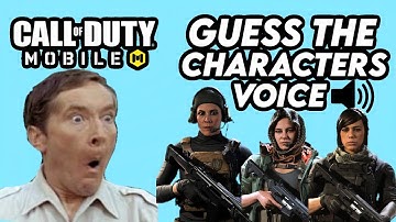 Guess The Characters Voice CODM Edition (Part 2)