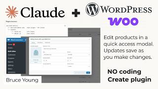 Create your own WooCommerce product editor using Claude AI