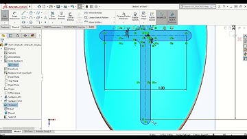 Solidworks Tips & Tricks. Advanced Loft Surface. Part VI Final. Extrude Cut with Offset from Surface