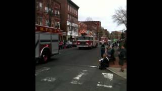 Meriden FIre Department at the citys St. Patricks Day Parade