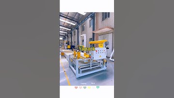 Robot palletizer/strapping machine/pallet wrapper #palletizing #palletwrapper #strappingmachine