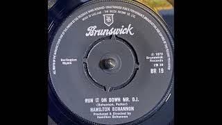 Hamilton Bohannon - Run It On Down Mr. D.J. (1975)