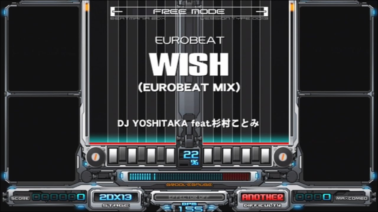 60fps] WISH (EUROBEAT MIX) DPA / AutoPlay / DJ YOSHITAKA feat杉村