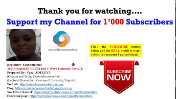 (Stata13): VECM and 3-Ways Causality Checks (1) #var #vecm #causality #granger #wald #Johansen