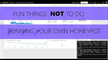Visualizing SSH Honeypot on Azure VM using pshitt and eventhub