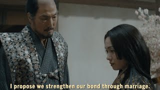 Ishido Asks Lady Ochiba to Marry Him and that He's Been In-Love With Her Shogun Episode 8