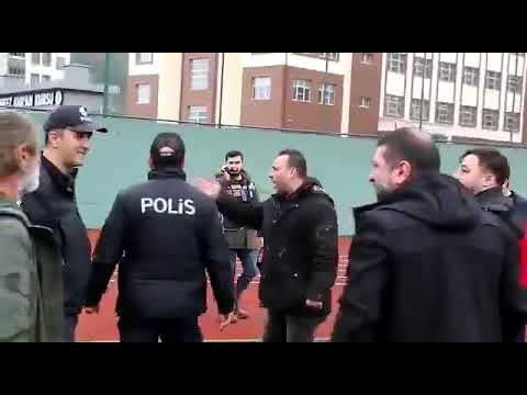 Sürmenespor - Değirmenderespor maçında Kulüp yöneticileri hakemlere saldırdı. (11 Kasım 2022)