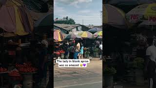 Dancing in the market Pt 3 😄😍 Wholesome reactions! #dance #public #reaction #shorts #africa