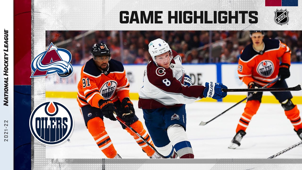 Avalanche @ Oilers 4/9 | NHL Highlights 2022 - NHL