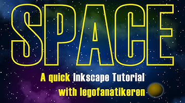Star Sky Space Background - Inkscape Tutorial with Commentary
