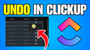How To Undo In ClickUp (Step By Step Guide)