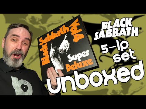 UNBOXING of Vol. 4: Super Deluxe Edition 5-LP Set by Black Sabbath