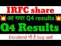 Irfc share latest news irfc stock latest news today irfc share latest news irfc q4 results