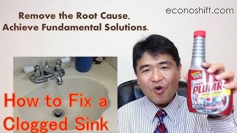 How to unclog a sink: Remove the root cause and achieve fundamental solutions.