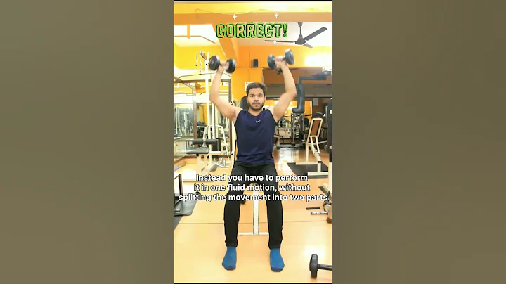 how to properly perform the arnold press | (You're doing it WRONG) #shorts #arnoldpress