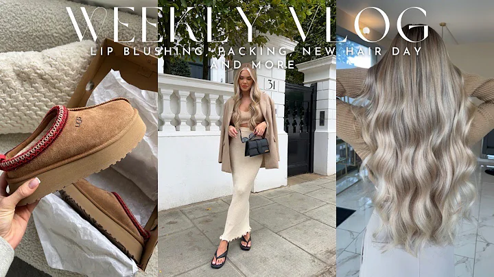 WEEKLY VLOG | New uggs, Hair refresh, Lip blushing...