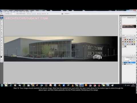 Revit and Photoshop - Render Presentation Technique