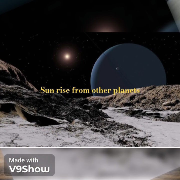 How sun rises on the planets including Uranus #sunrise #planet #solarsystem #amazing #earth
