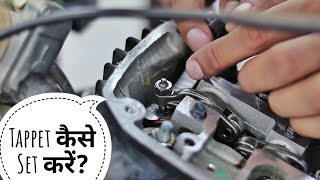 How To Check & Adjust Tappet Clearances On A Motorcycle