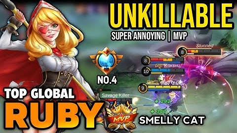 RUBY BEST BUILD 2022 | TOP GLOBAL RUBY GAMEPLAY | MOBILE LEGENDS✓