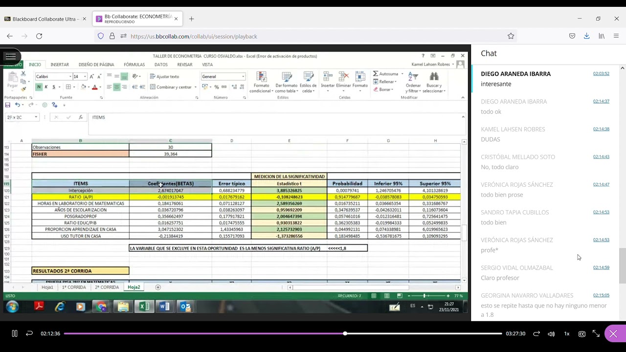 Bb Collaborate ECONOMETRÍA recording 1 Mozilla Firefox 2021 11 26 12 34